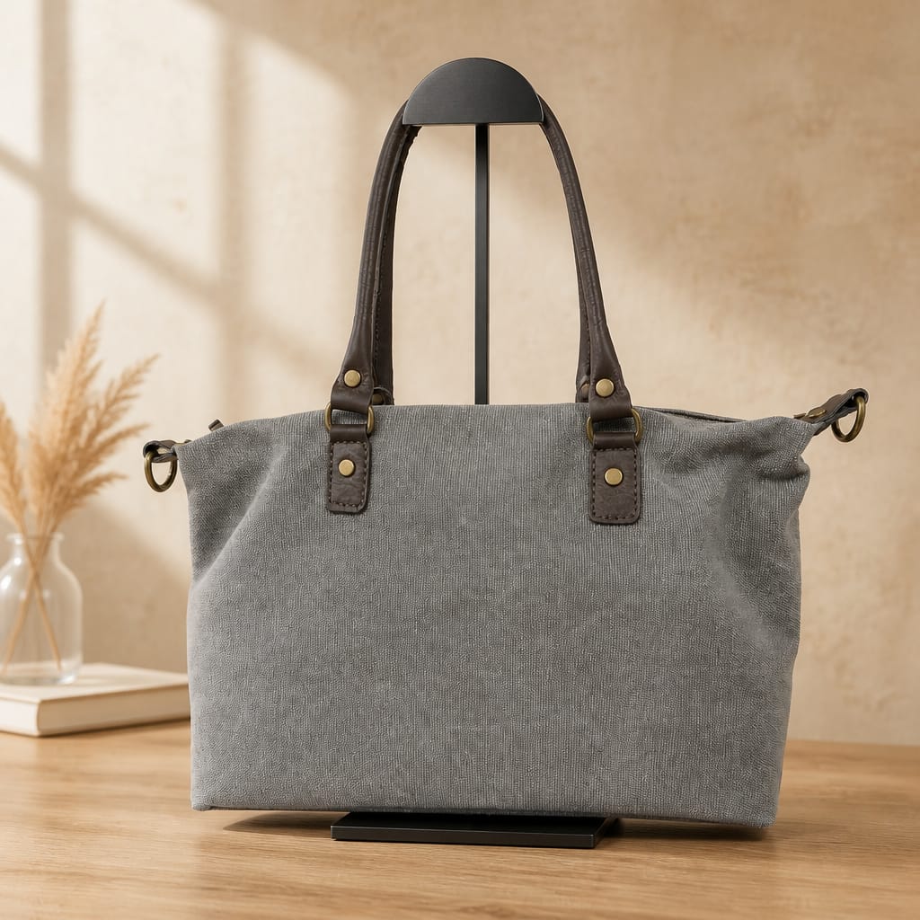 Bolso Weekender - Bordado - "Iris Mandala"