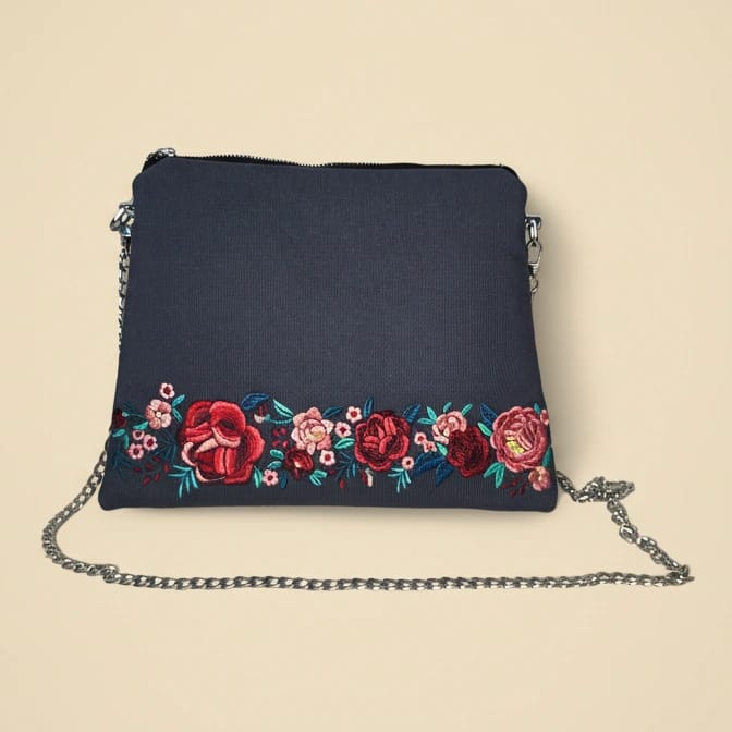 Bolso pisando flores "Manila"