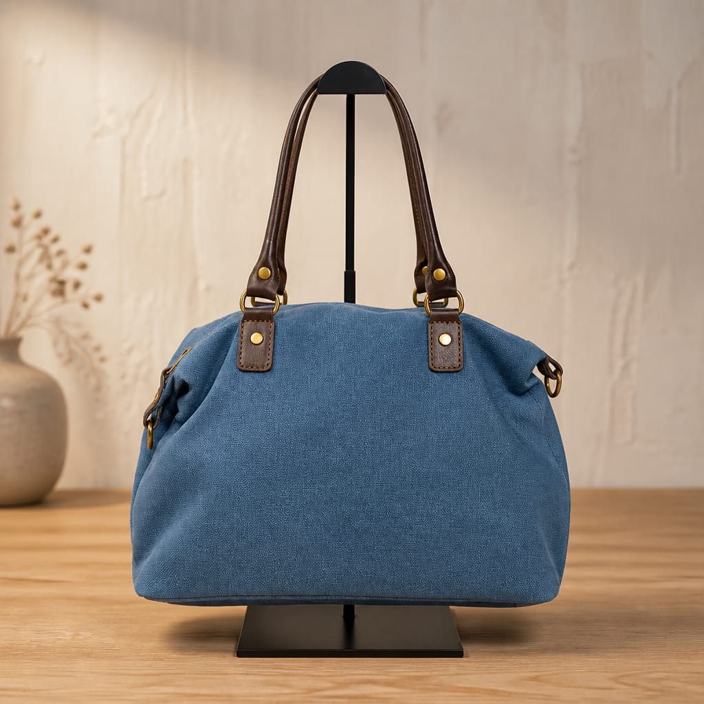 Bolso Weekender - Iniciales bordadas.