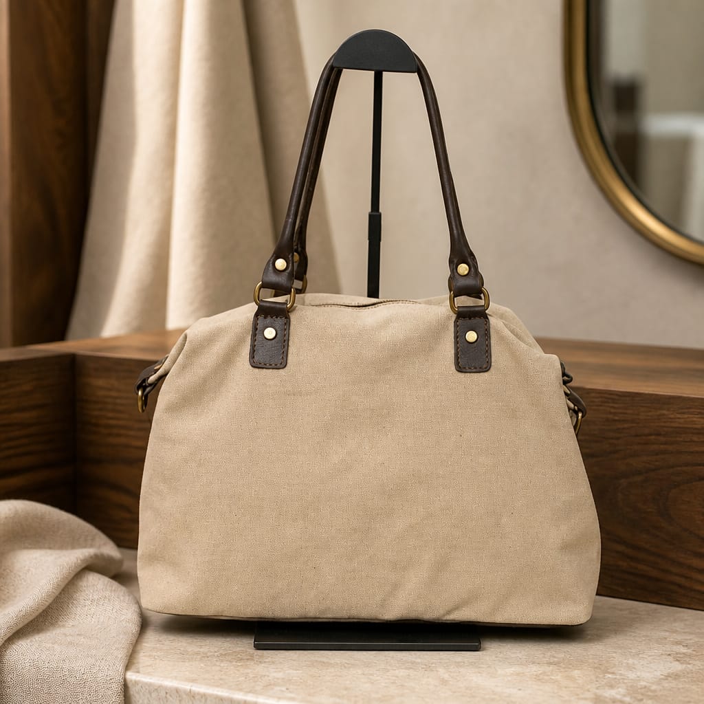 Bolso Weekender - Iniciales bordadas.