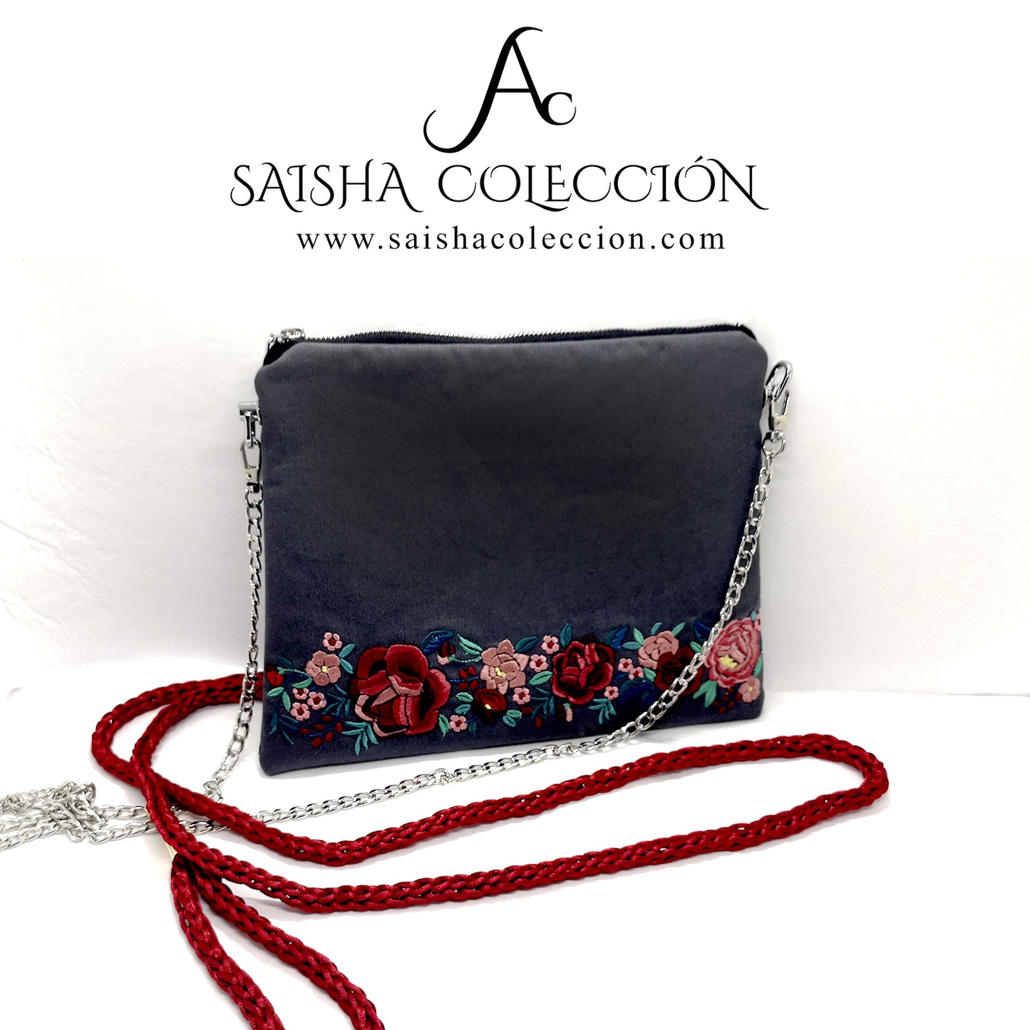Bolso pisando flores "Manila"