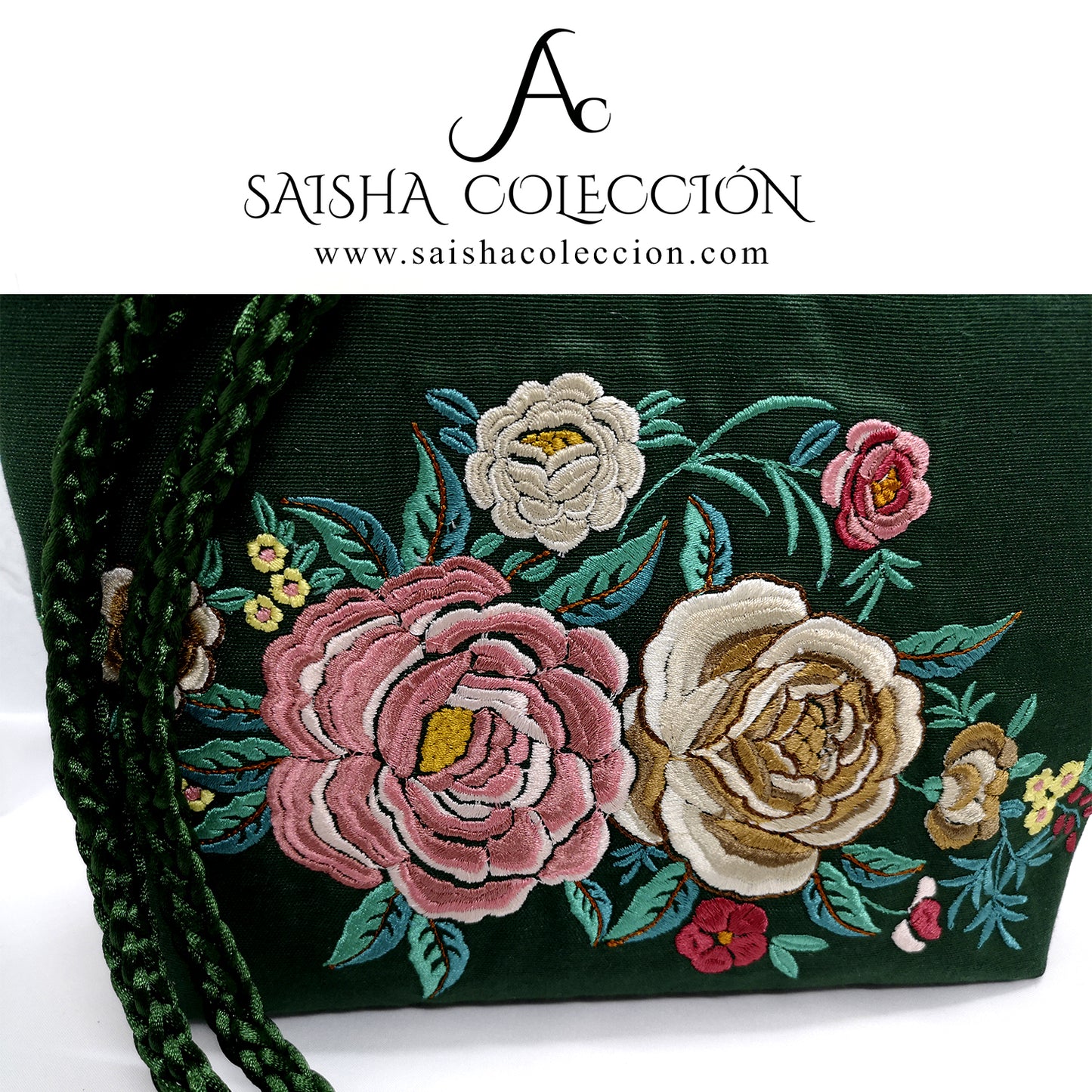 Bolso Jardín Oliva "Manila"